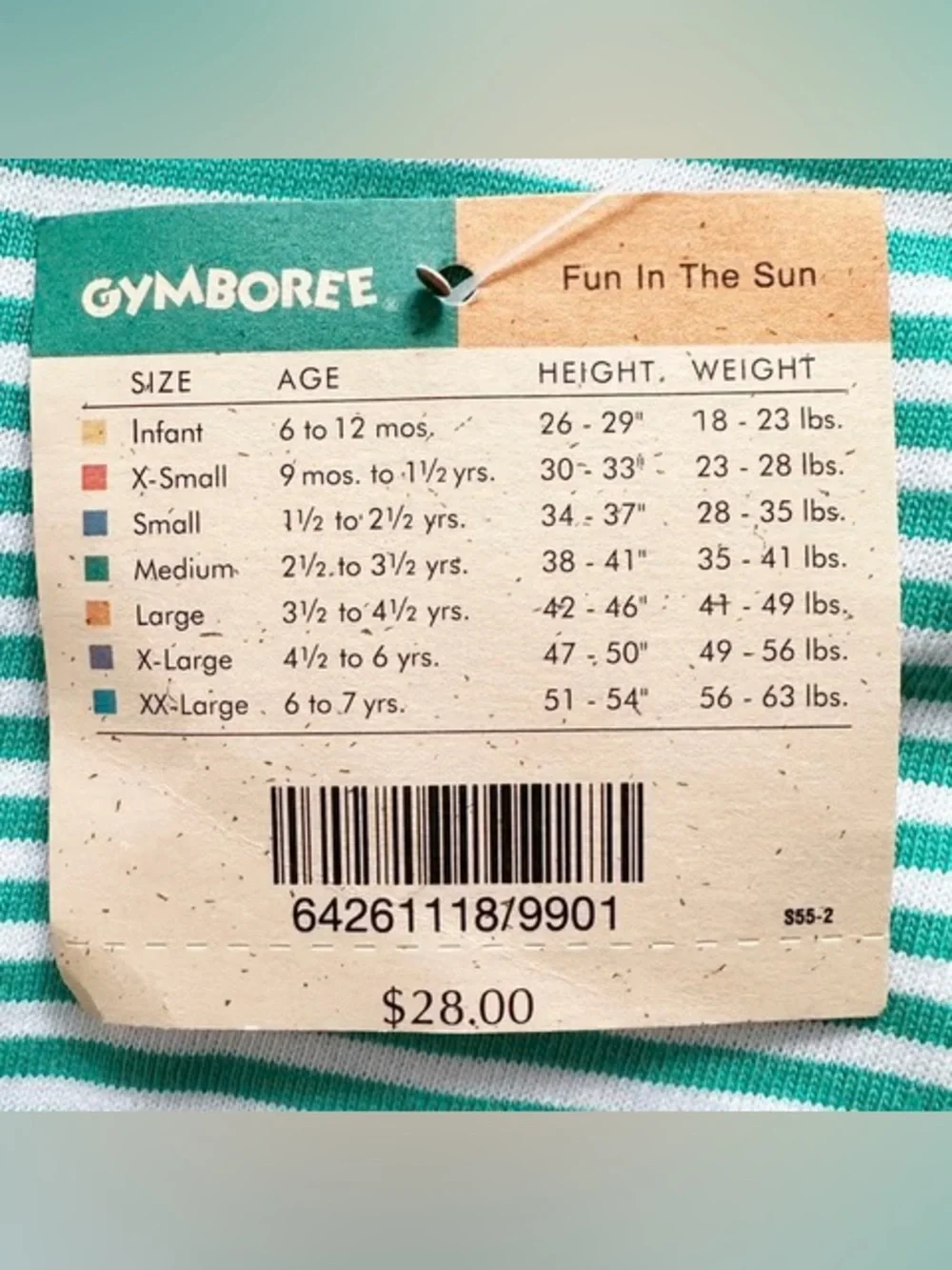 Gymboree Vintage Colorblock One-Piece Romper